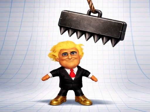 Trump the Ragdoll — free online game