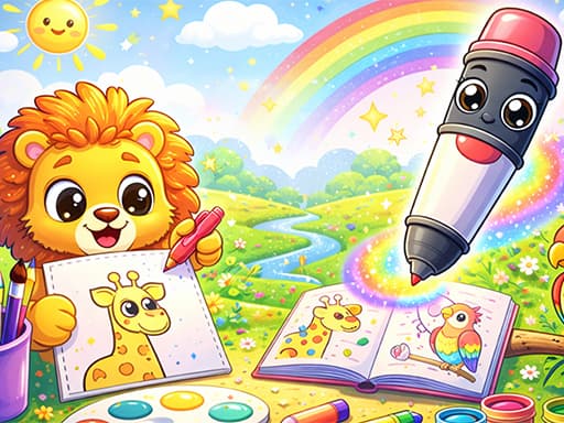 Magic Coloring Book for Little Artists — free online game