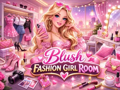 Blush Fashion Girl Room — free online game