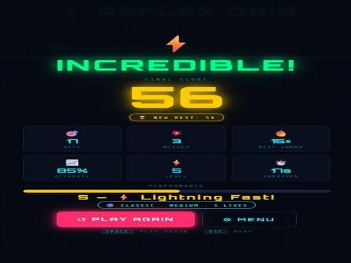 Reflex Grid — free online game