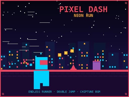 PIXEL DASH: NEON RUN — free online game