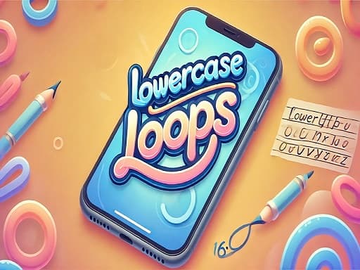 Lowercase Loops — free online game
