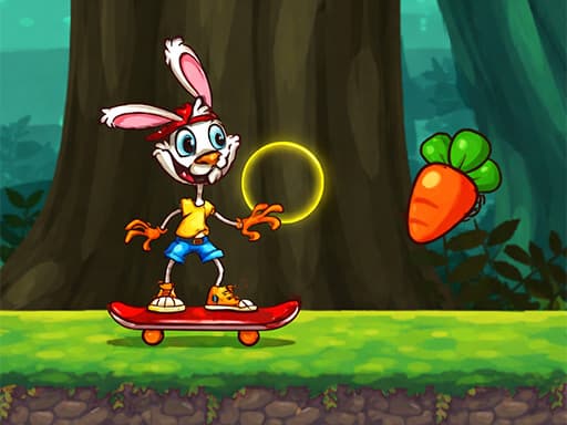 Rabbit Skater Game — free online game