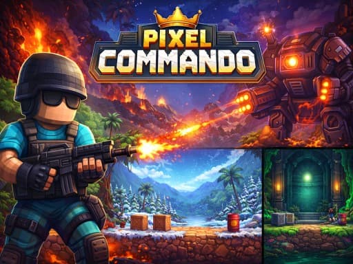 Pixel Commando — free online game